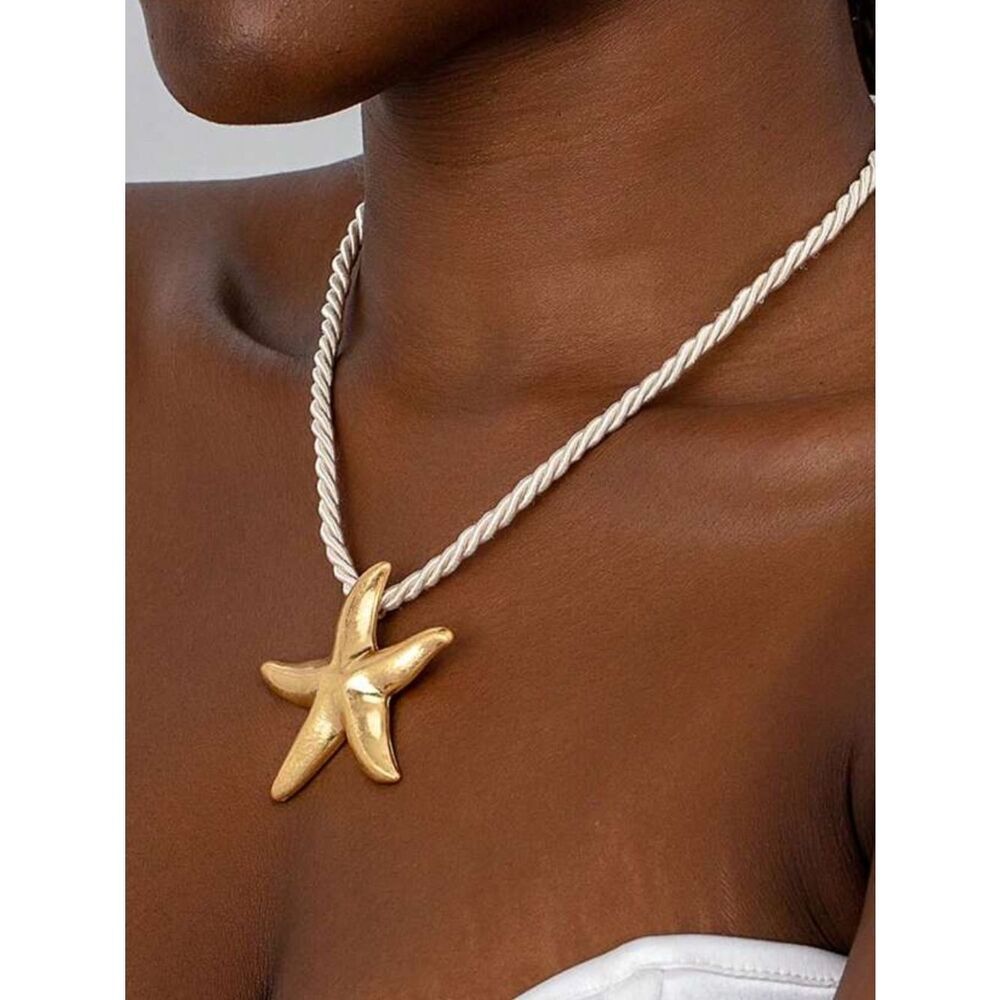 Starfish Pendant Necklace M1796